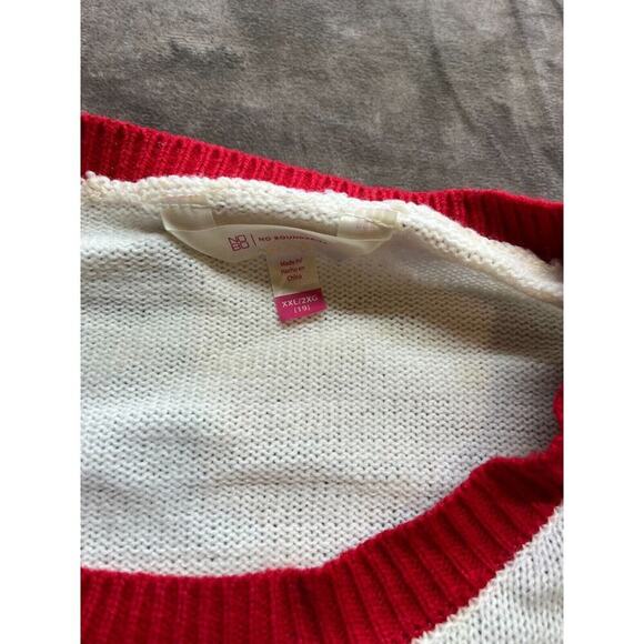 Ugly Christmas Sweater XXL 19 Merry Everything Nobo No Bo Sweater Party - Picture 3 of 6